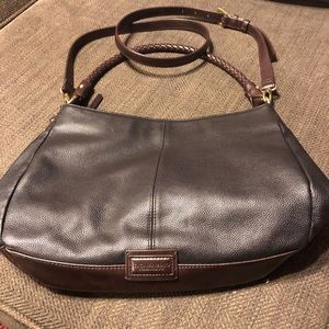 Leather organizational bag